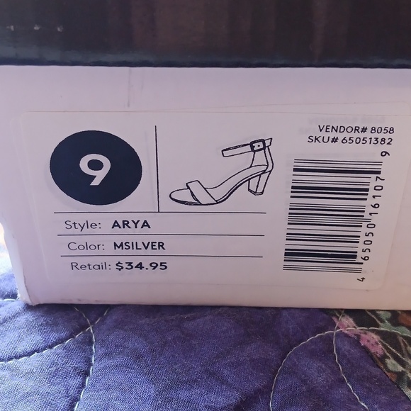 Mother of the Bride Silver Sparkle Shoes - Picture 4 of 9